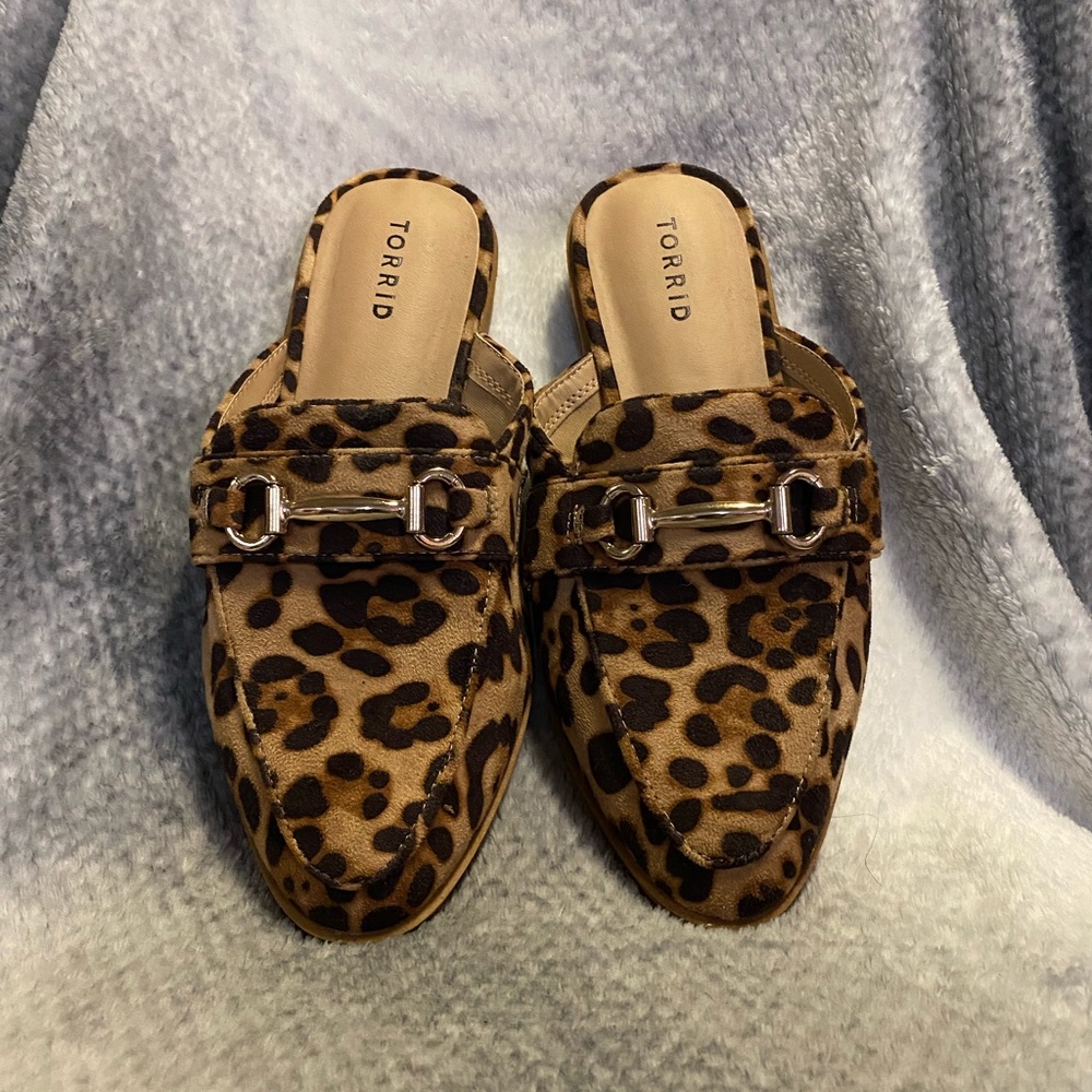 TORRID shoes. Sze 9. Leopard style mules. NWOT!